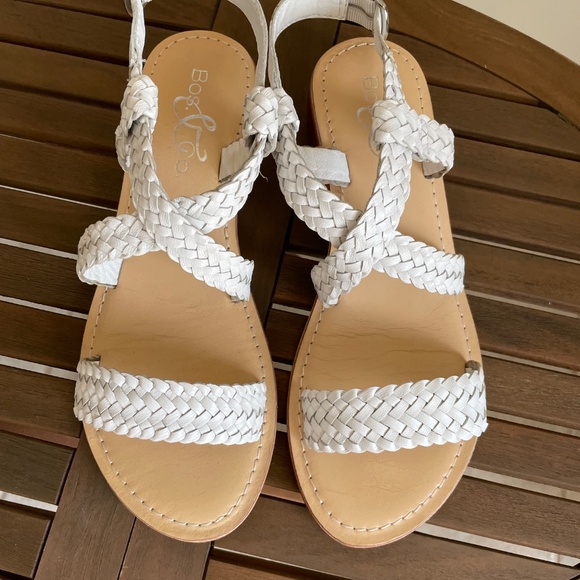 Genuine leather White Sandals size 37 - Picture 8 of 8